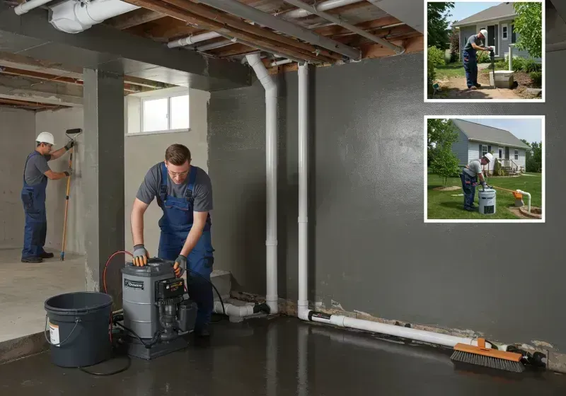 Basement Waterproofing and Flood Prevention process in Aledo, IL